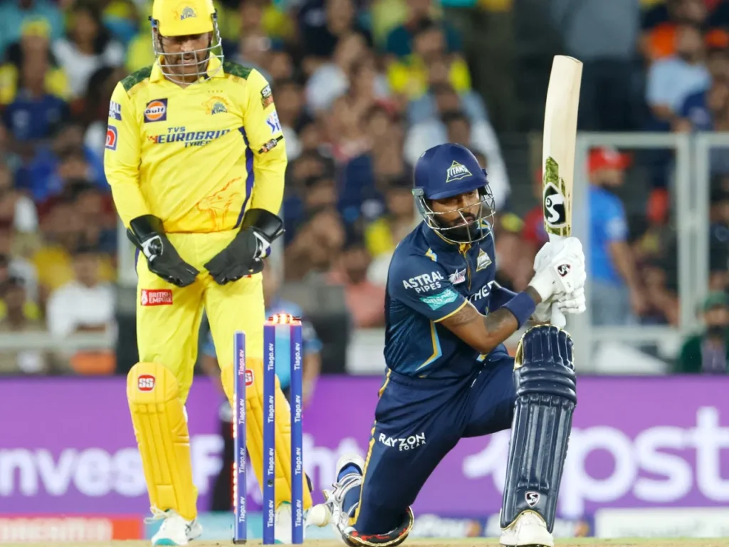 GT vs CSK IPL 2023 Highlights MS Dhoni wicketkeeping & Hardik Pandya batting in GT vs CSK match 1 of IPL 2023, GT vs CSK IPL 2023 Highlights