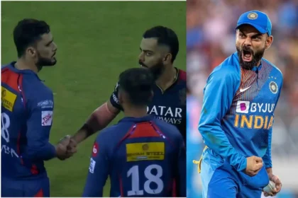 Virat Kohli vs Naveen Ul Haq in IND vs AFG World Cup 2023 Match