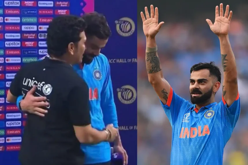 Sachin's reaction on Virat Kohli's 50th century
